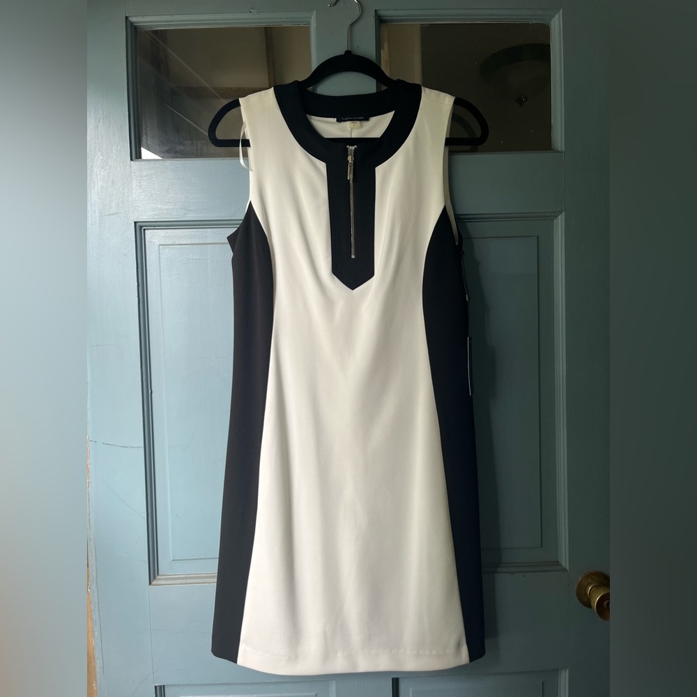 Tommy Hilfiger Black & White A-line Dress, size 6. New with tags.